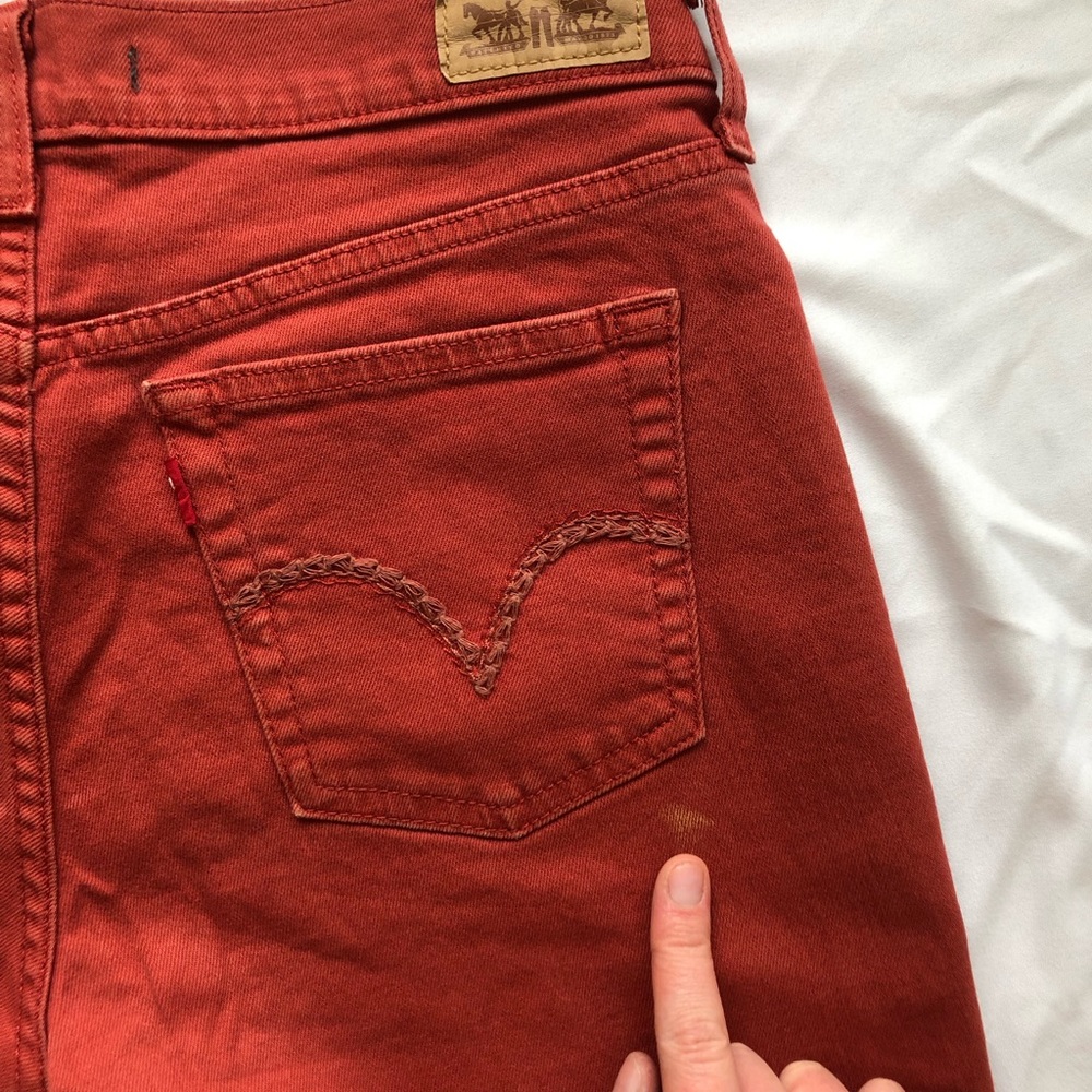 Levi’s 505 Straight leg Rusty Red jeans - Picture 6 of 8